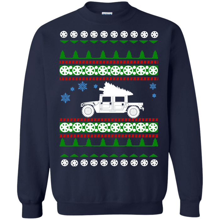 SUV like Hummer H1 Ugly Christmas Sweater sweatshirt