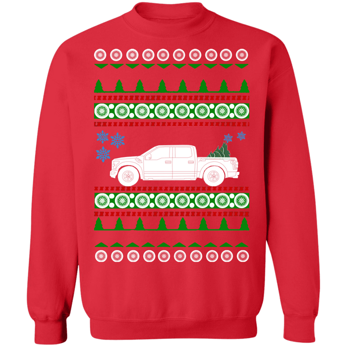 Ford Raptor 3rd gen ugly christmas sweater sweatshirt