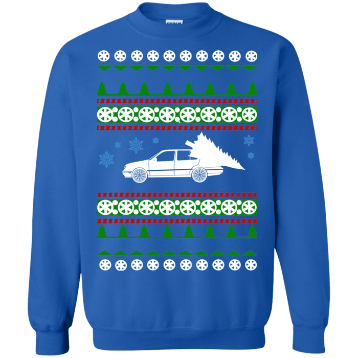 car like a mk3 Jetta Ugly Christmas Sweater sweatshirt