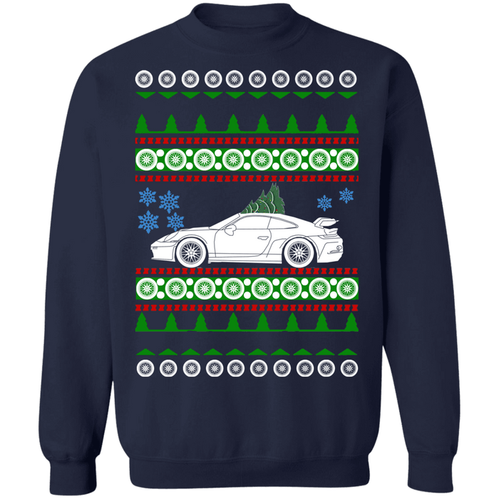 German Car 992 GT3 911 Ugly Christmas Sweater