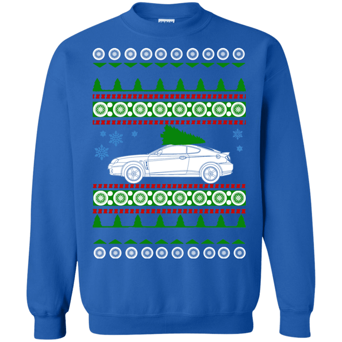 Hyundai Tiburon 2nd gen ugly christmas sweater sweatshirt