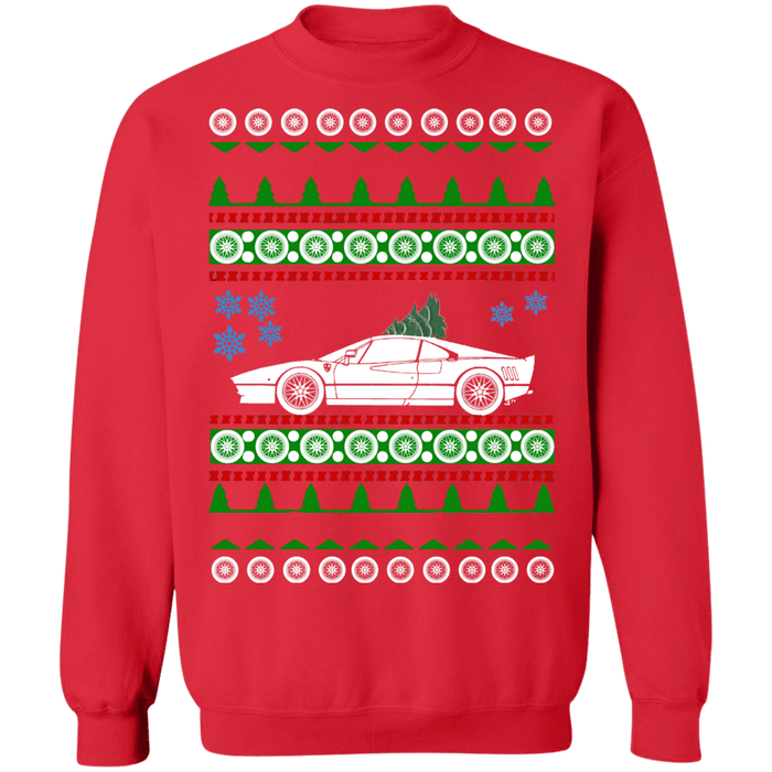 Exotic car like a 288 GTO Ugly Christmas Sweater Sweatshirt