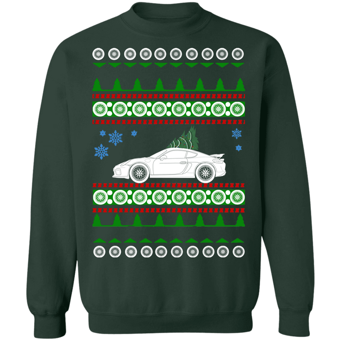 German Car like Porsche 2018 Cayman GT4 Ugly Christmas Sweater Sweatshirt sweatshirt