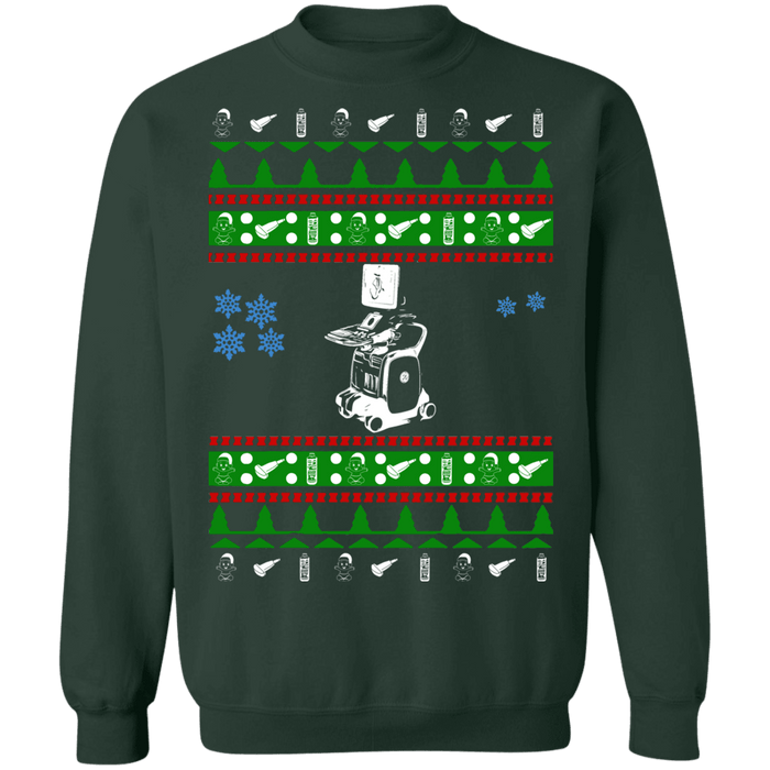 Sonographer Ultrasound Tech Ugly Christmas Sweater