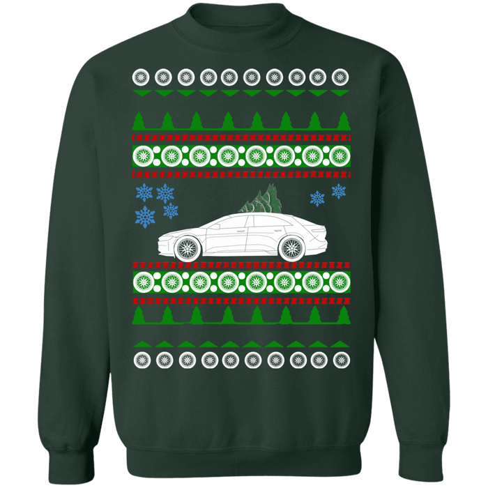 Electric Car like a Lucid Air Ugly Christmas Sweater Sweatshirt