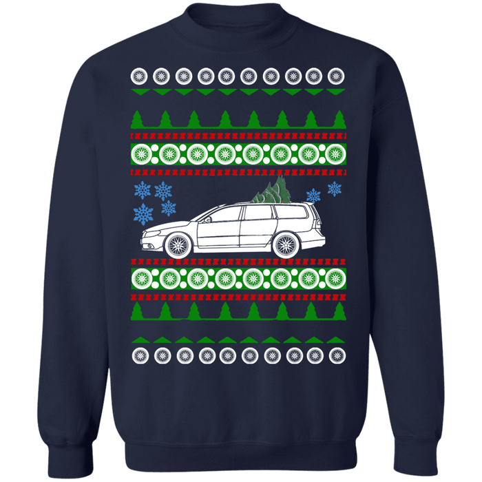 Swedish car Swedish Car like a  V70R Ugly Christmas Sweater 3rd generation V70