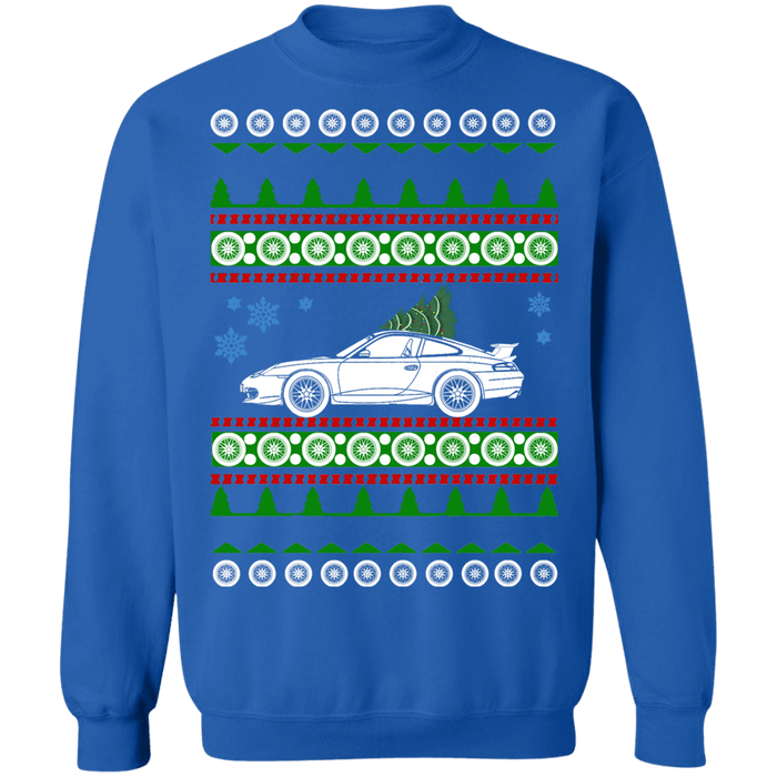 German car like 996 GT3 Porsche 911 Ugly Christmas Sweater sweatshirt