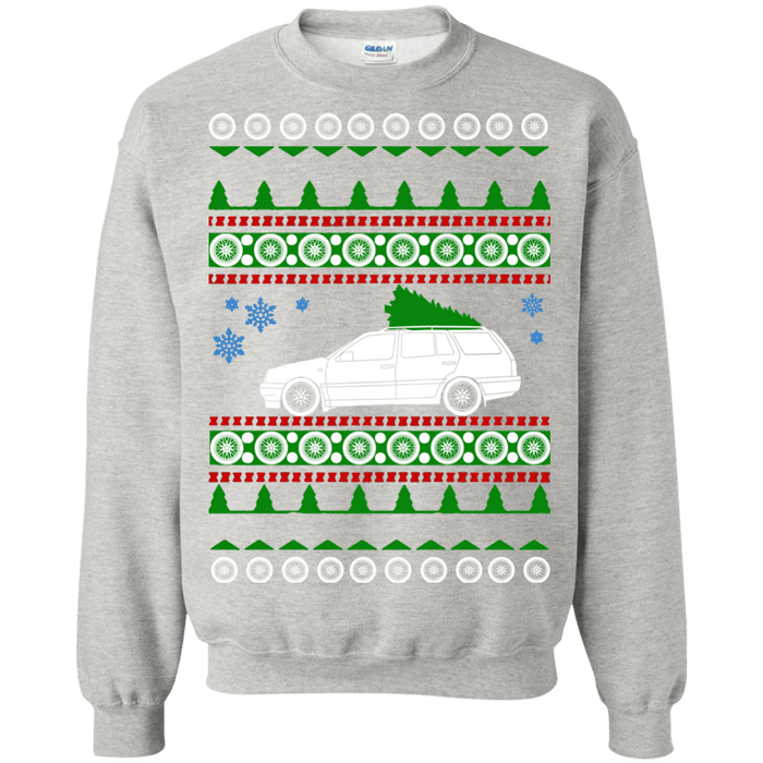 german car car like a Mk3 Golf Variant Ugly Christmas Sweater sweatshirt