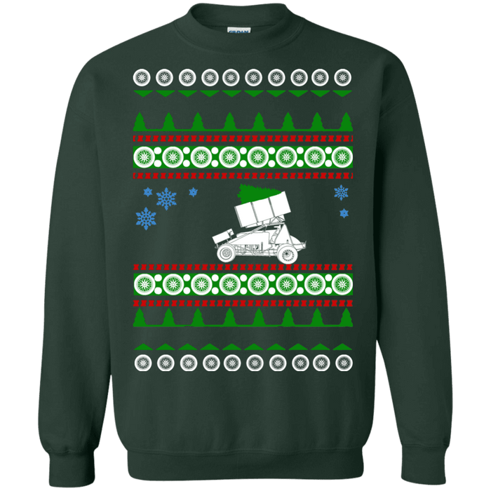 Sprint Car ugly christmas Sweater sweatshirt