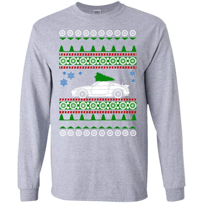 Nissan 350Z ugly christmas "sweater" long sleeve t-shirt sweatshirt