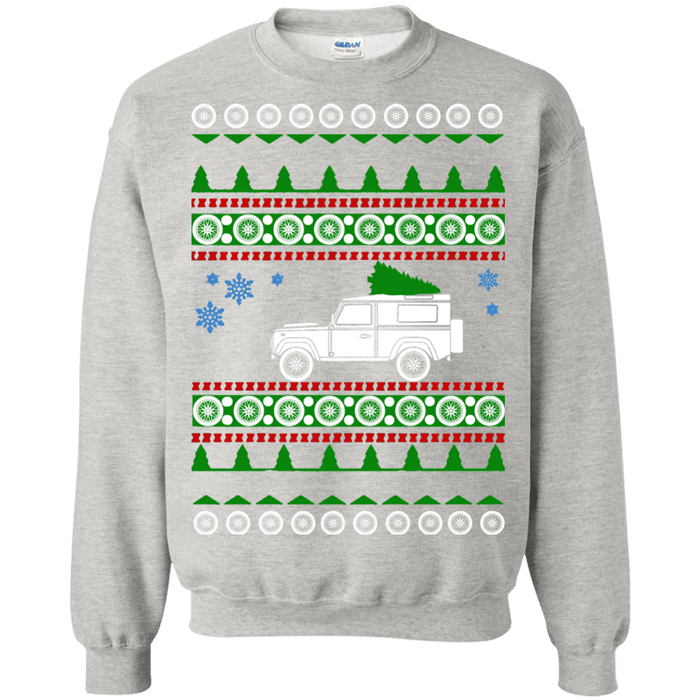 Land Rover Defender 90 Ugly Christmas Sweater sweatshirt — Tool and Dye ...