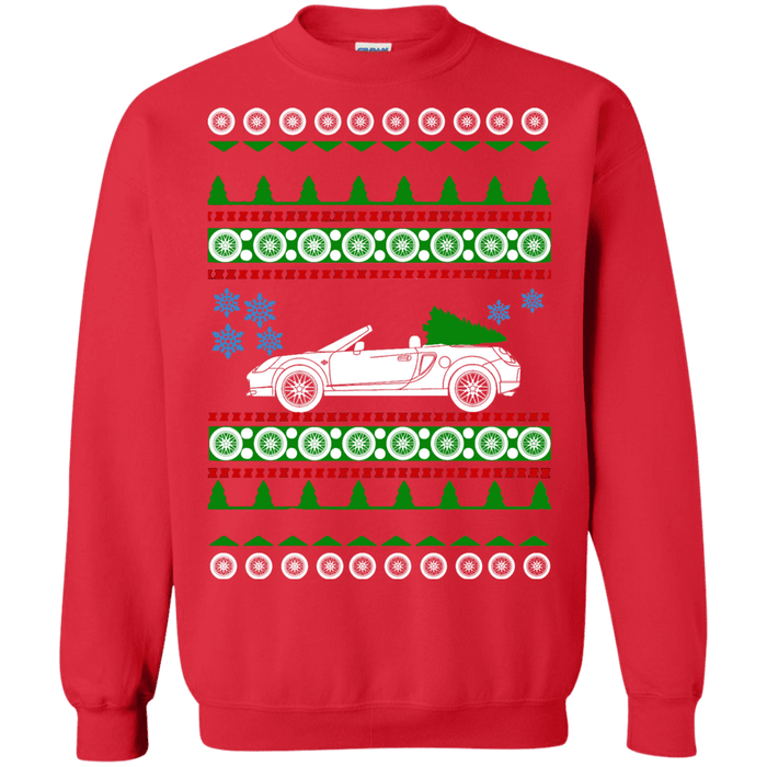 Toyota MR2 Spyder 3rd generation Ugly Christmas Sweater sweatshirt