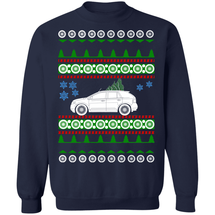 SUV 2007 Ford Edge ugly christmas sweater sweatshirt 1st gen