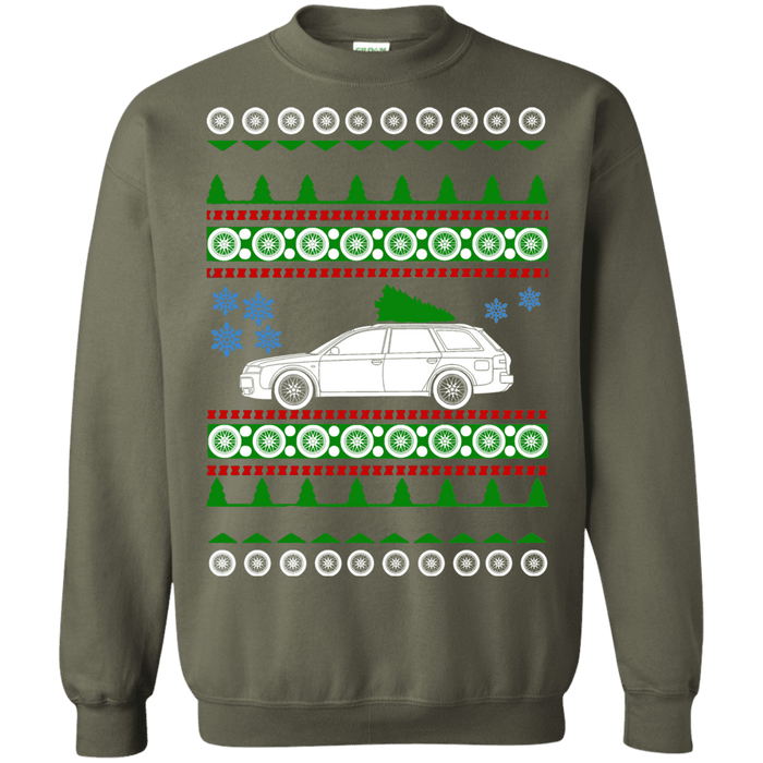 German Car Wagon Allroad Audi Ugly Christmas Sweater sweatshirt