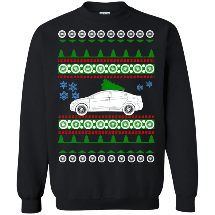 Hyundai Elantra 2013 Sedan Ugly Christmas Sweater sweatshirt