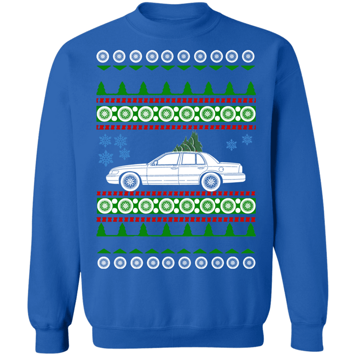 Mercury Marauder Ugly Christmas Sweater 2003