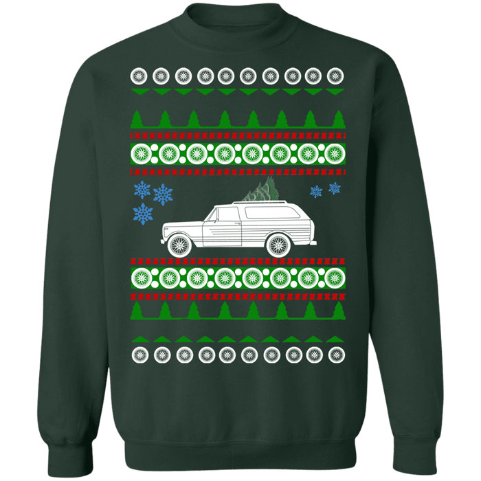 1979 International Harvester Scout Traveler 2 ugly christmas sweater