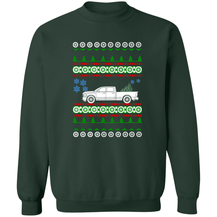 Truck like a 2011 4th Gen Ram 1500  Ugly Christmas Sweater Sweatshirt