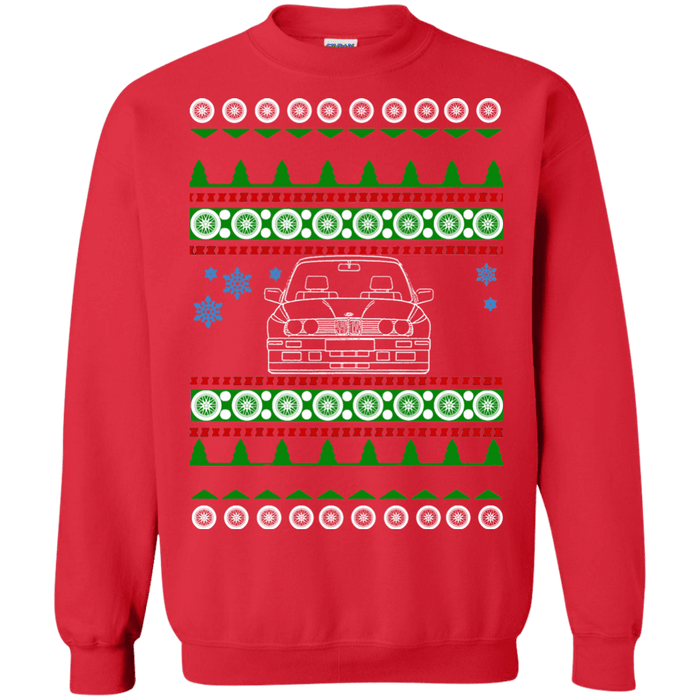 BMW E30 M3 front view Ugly Christmas Sweater sweatshirt