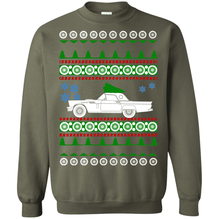 Ford Thunderbird 1956 Ugly Christmas Sweater sweatshirt