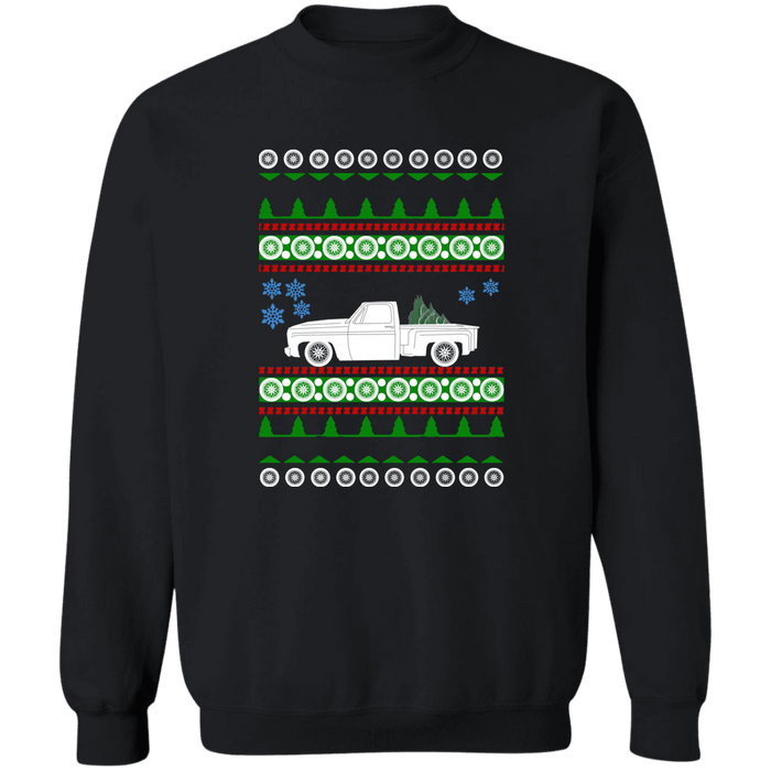 C10 Stepside 1976 Truck Ugly Christmas Sweater Sweatshirt