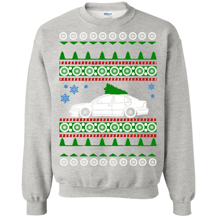 german car  Jetta mk4 lowered ugly christmas sweater sweatshirt