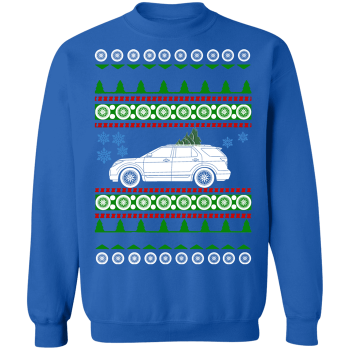 Ford Explorer 5th gen ugly christmas sweater