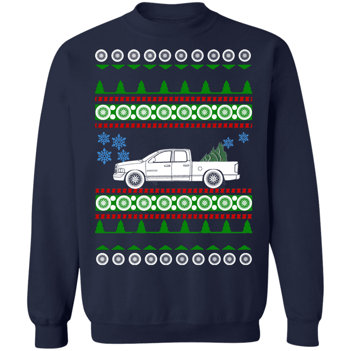 American Truck Like american car or truck like a  Ram 2004 Quad cab Ugly Christmas Sweater Sweatshirt