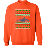 German car like a Cayman GT4 RS Ugly Christmas Sweater Sweatshirt