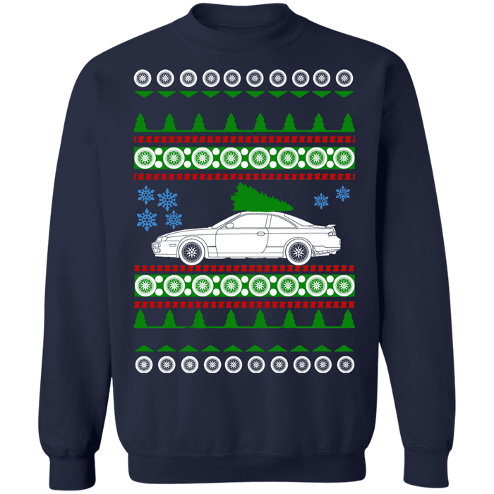 Nissan Silvia S14 240SX Ugly Christmas Sweater sweatshirt