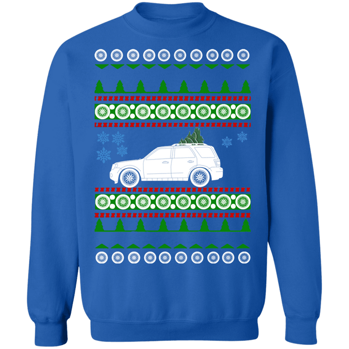 SUV 2010 Ford Escape ugly christmas sweater sweatshirt 2nd gen