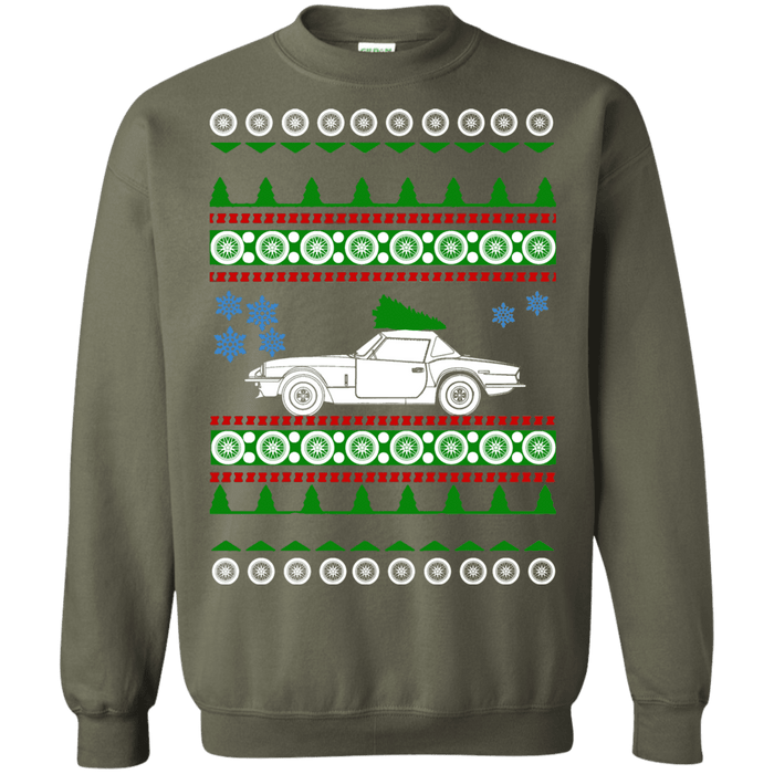 Triumph Spitfire Ugly Christmas Sweater sweatshirt