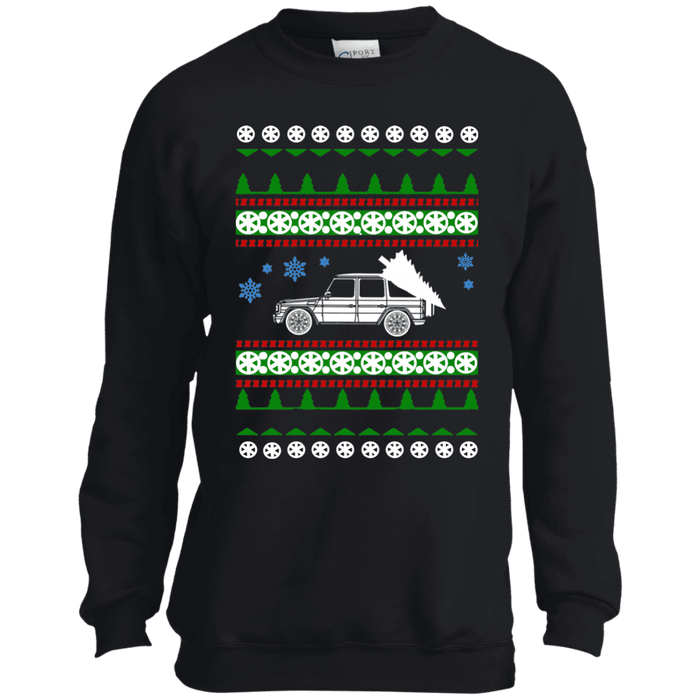 Mercedes G Wagon kids Ugly christmas sweater sweatshirt