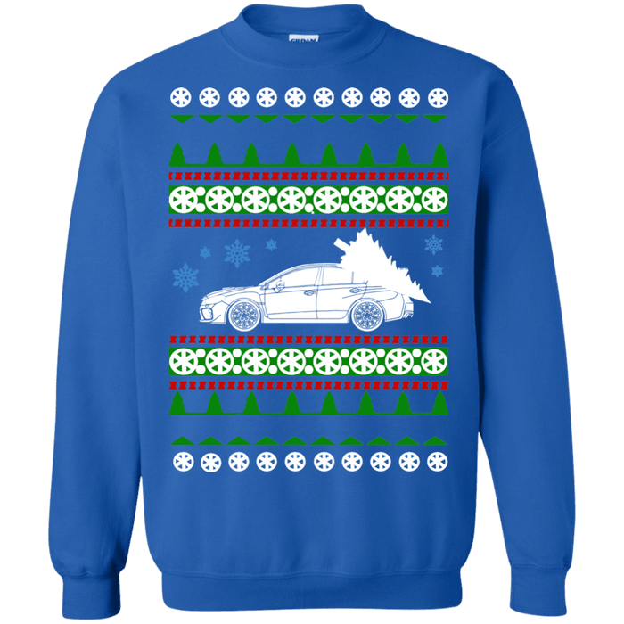 Japanese Car 2017 WRX STI sedan Ugly Christmas Sweater sweatshirt