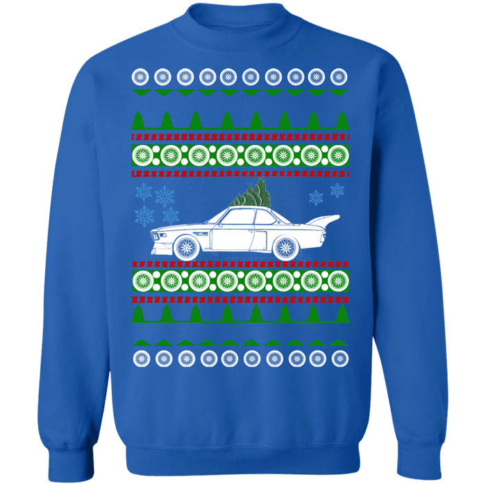 German Car like BMW 3.0 CSL 1975 Ugly Christmas Sweater Sweatshirt