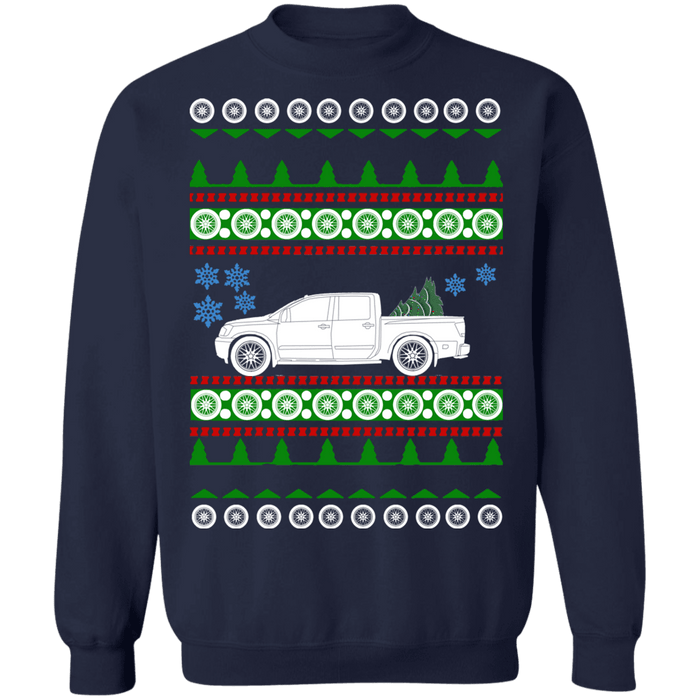 truck 2014 Nissan Titan Ugly christmas sweater sweatshirt