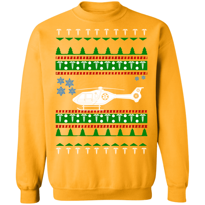 Airlift Helicopter EMT Paramedic Nursing Ugly Christmas Sweater Sweatshirt