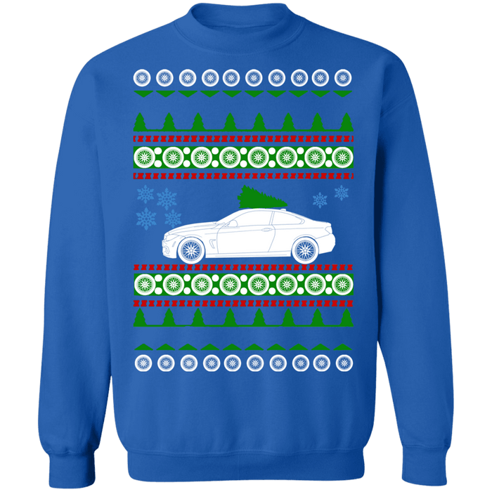 German Car Ugly Christmas Sweater BMW 435i sweatshirt