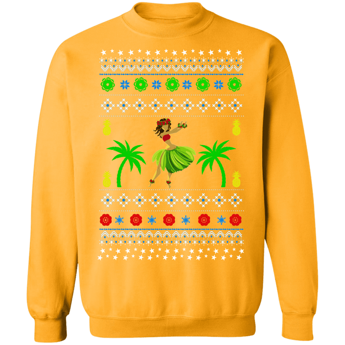 Beach Dancer Hula Ugly Christmas Sweater Sweatshirt