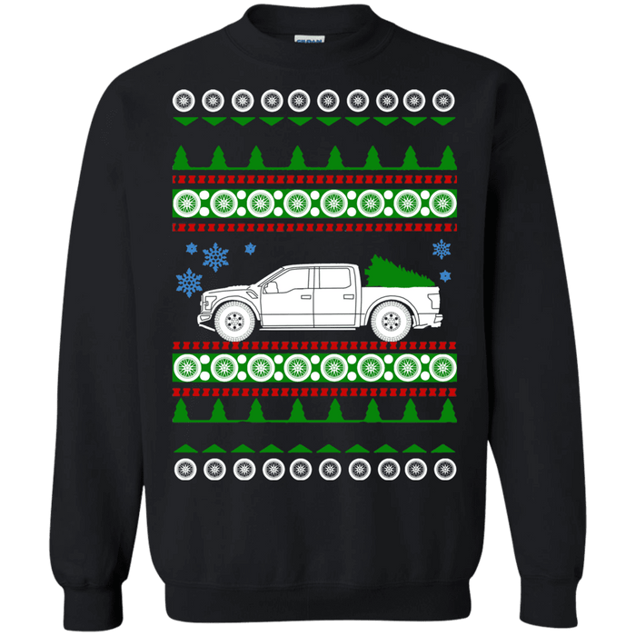 Raptor 2018 Supercab Ford Truck Ugly Christmas Sweater sweatshirt