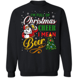 I'm full of christmas cheer I mean beer ugly holiday sweater sweatshirt