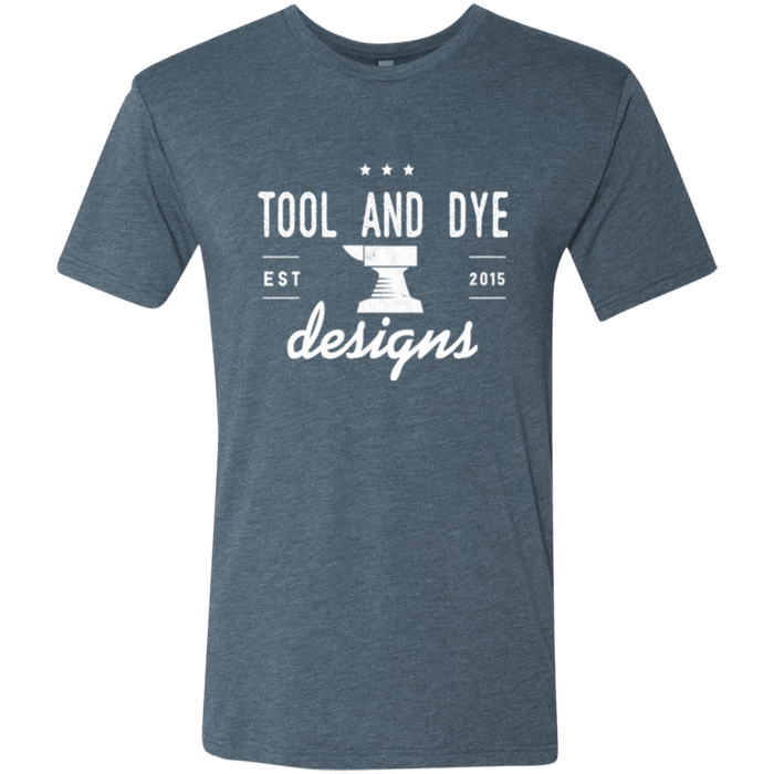 Tool and Dye Classic white logo mens tri-blend