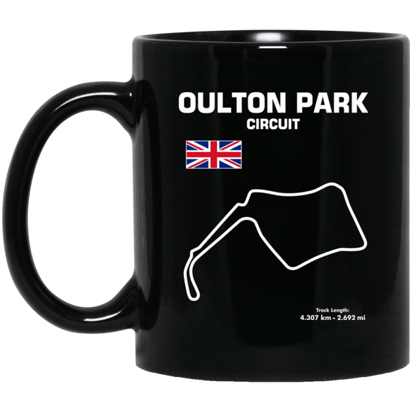 Track outline Oulton Park Coffee Mug