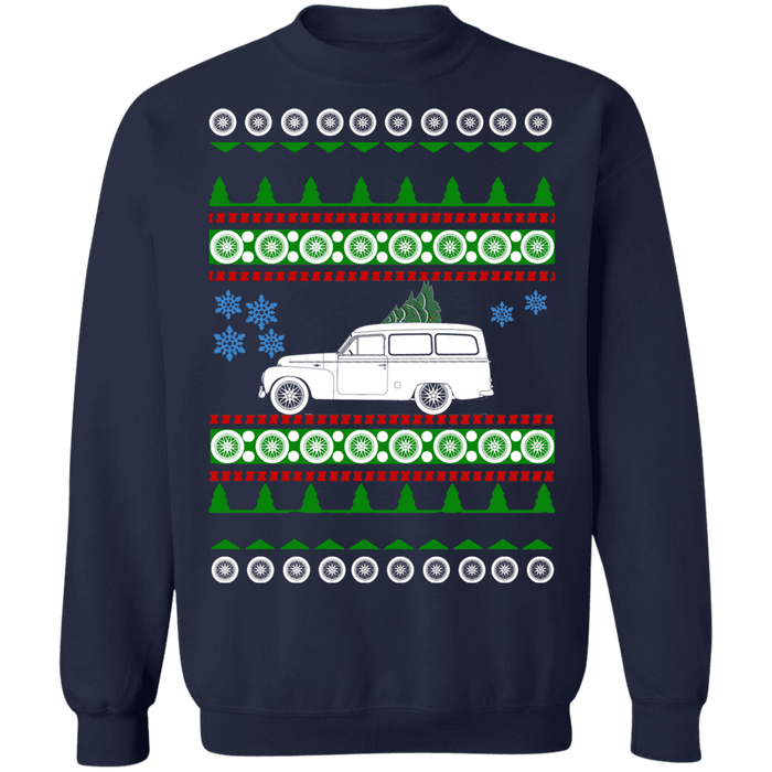 Swedish Car like a  PV445 Ugly Christmas Sweater Sweatshirt