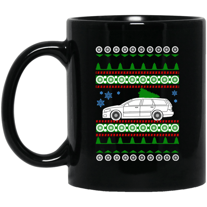 Volvo 2004 V50 Ugly Christmas Sweater Mug