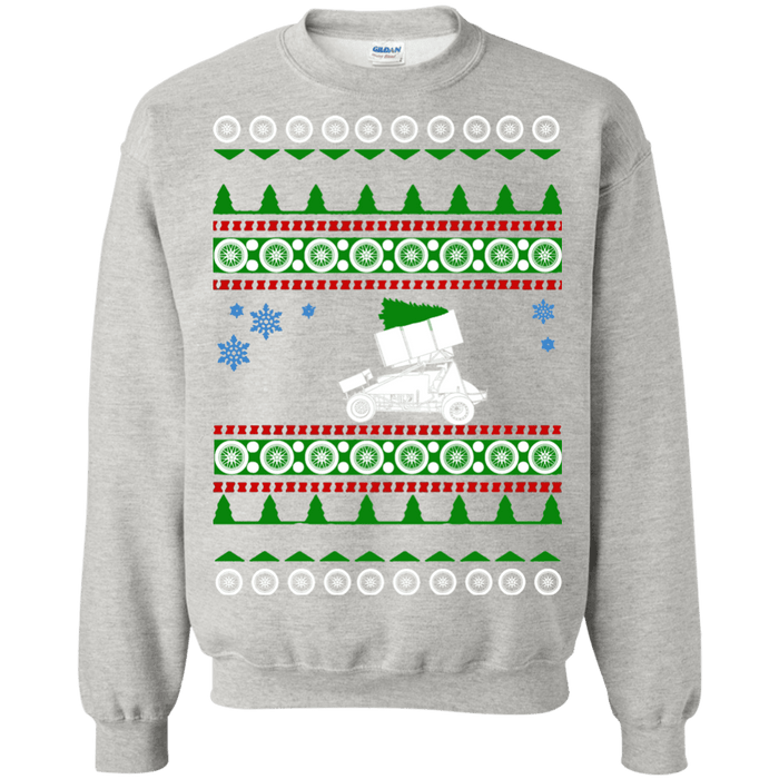 Sprint Car ugly christmas Sweater sweatshirt