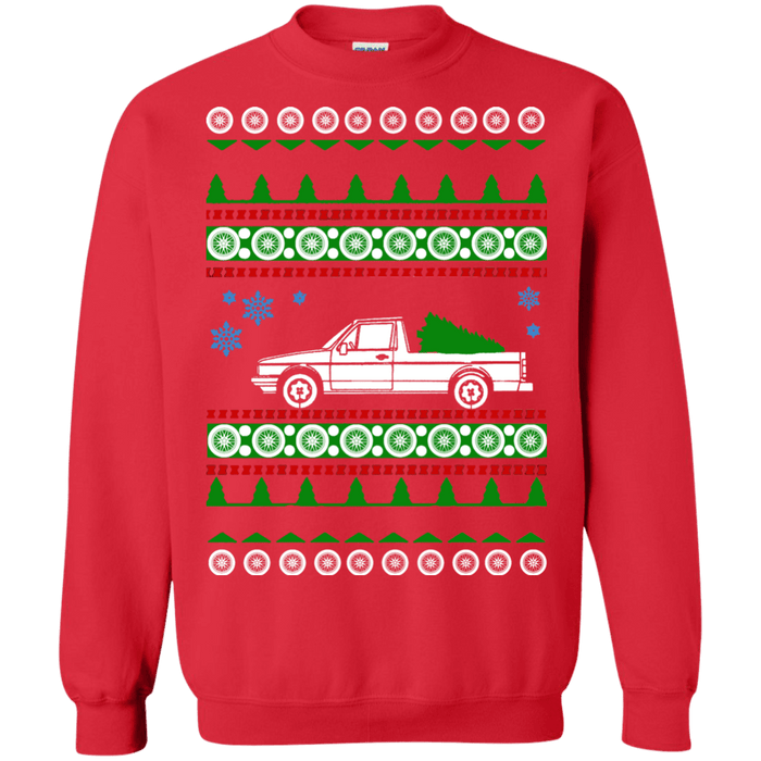 German Car like Rabbit Truck caddy ulgy christmas Sweater sweatshirt