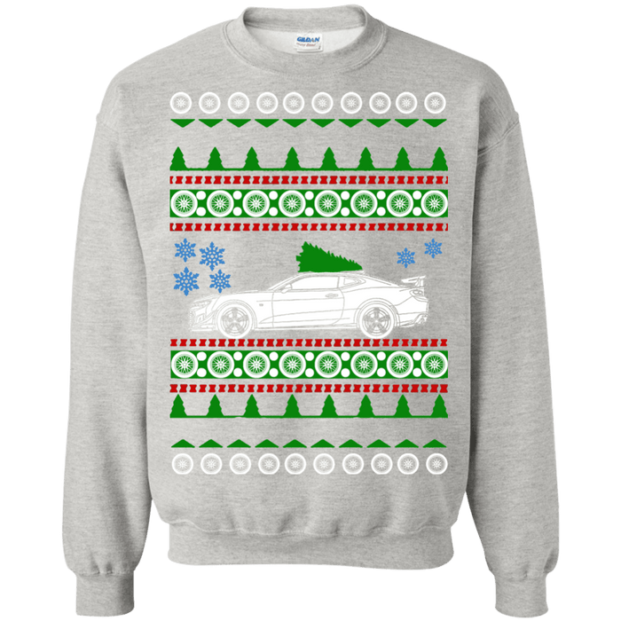 Hot Rod Camaro 2018 ZL1 1LE ugly christmas sweater Chevy sweatshirt