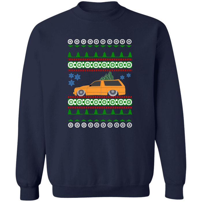 S10 Blazer Lowrider Orange Ugly Christmas Sweater Sweatshirt