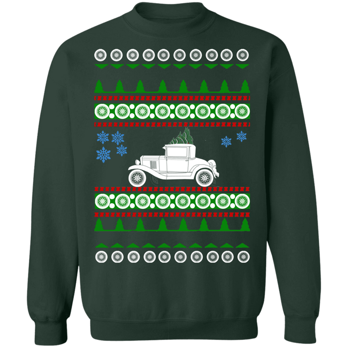 1930 Chevy Coupe Ugly Christmas Sweater